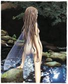 Bruno Brucero - Le livre secret de Merlin, fée nue de dos de