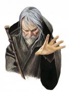 Bruno Brucero - Le livre secret de Merlin, Merlin avec devan