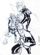 Eric Canete - Green Lantern Corps, illustration originale