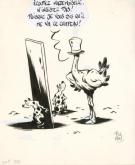 Nicolas Poupon - Le Cri de l'autruche, Illustration original