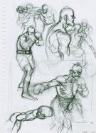 Marcial Toledano - Ken games, Feuille, Anne + Wolverine