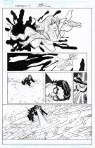 Terry Dodson - Uncanny X-Men, double page 19 et 20 de l'issu
