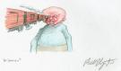 Bill Plympton - illustration originale pour le dessin animé 