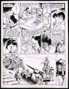 Marc Michetz - Kogaratsu, Planche originale (trace de correc