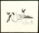 Jordi Bernet - Illustration originale - Clara/Vampirella