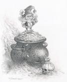 Pascal Moguérou - L'heure des fées, Illustration originale -