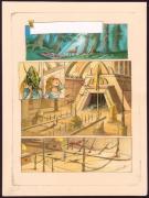 Florence Magnin - Mascarade, planche originale