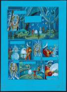 Florence Magnin - Mascarade, planche originale
