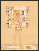 Dean Yeagle - Illustration intitulée ?Mandy Mondrian?, réali