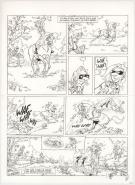 Benoit Du Peloux - Triple galop, Tome 7, Planche originale 