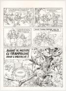 Benoit Du Peloux - Triple galop, Tome 5, Planche originale 