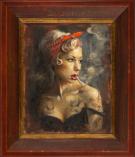 Maly Siri - Pin-up Art, Peinture intitulée ?I love Wanda?