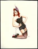 Maly Siri - Pin-up Art, Couverture originale sur papier Art