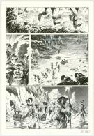 Riff Reb's - Hommes à la mer, Planche originale "Les 3 Gabel