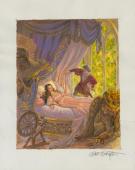 Scott Gustafson - Illustration originale - Sleeping Beauty 