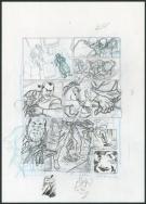 Marcial Toledano - Tebori, Planche originale crayonnée