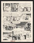 Tibet - Ric Hochet, Les Spectres de la Nuit, Planche origina