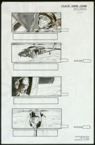 Sylvain Despretz - Black Hawk Down, Story board pour le film