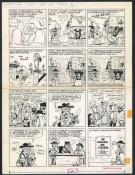 Marcel Gotlib - Les Dingodossiers , Planche originale 1 pour