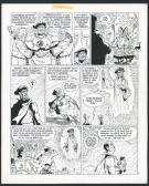 Marcel Gotlib - SuperDupont, Planche originale n°07 de l'his