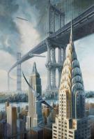 Didier Graffet - Peinture originale, Midday in New-York . 19