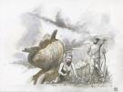 Christophe Dubois - TER, L'Étranger, Illustration originale 