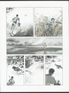 Christian Lax - Une Maternité Rouge, Planche originale
avec 