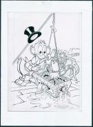 Patrick Block - Illustration originale, d'après un crayonné 