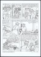 René Sterne - Adler, Les maudits, Planche originale N°02