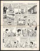 Tibet - Ric Hochet, Défi à Ric Hochet, Planche originale n°1