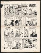 Tibet - Ric Hochet, L'Ombre de Caméléon, Planche originale n