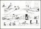 Olivier Vatine - Niourk, La Ville, Double planche originale 