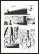 Olivier Vatine - Niourk, La Ville, Planche originale 33