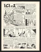 Tibet - Ric Hochet, Le Trio maléfique, Planche originale n°0