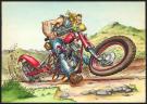 Coyote - Illustration originale pour les posters de Biker Fo