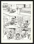 Coyote - Litteul Kévin, Tome 3, Planche originale n°1 de l'h