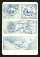 Marco Mazzoni - Journaux troublés, Illustration originale