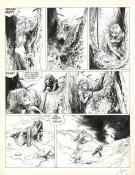 Grzegorz Rosinski - Thorgal, Alinoë, Planche originale n°29
