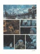 Grzegorz Rosinski - Thorgal, Le Bouclier de Thor, Planche or