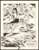 André Cheret - Rahan, L'île du clan perdu, Planche originale