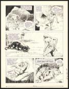 André Cheret - Rahan, Le tombeau liquide, Planche originale 