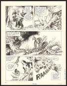 André Cheret - Rahan, La longue griffe, Planche originale n°