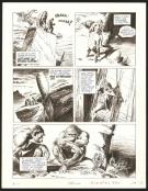 André Cheret - Rahan, Le nouveau piège, Planche originale n°