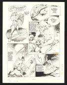 André Cheret - Rahan, L'arme à trois bras, Planche originale