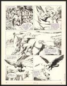 André Cheret - Rahan, L'arc du ciel, Planche originale n°12