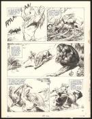 André Cheret - Rahan, La longue griffe, Planche originale n°