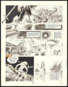 André Cheret - Rahan, Le territoire des ombres, Planche orig