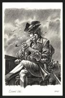 Riff Reb's - Marines, Illustration originale représentant Ed