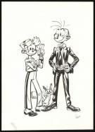 Yoann - Spirou et Fantasio, Illustration originale inédite