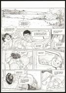 Jordi Lafebre - Les Beaux étés, La Calanque, Planche origina